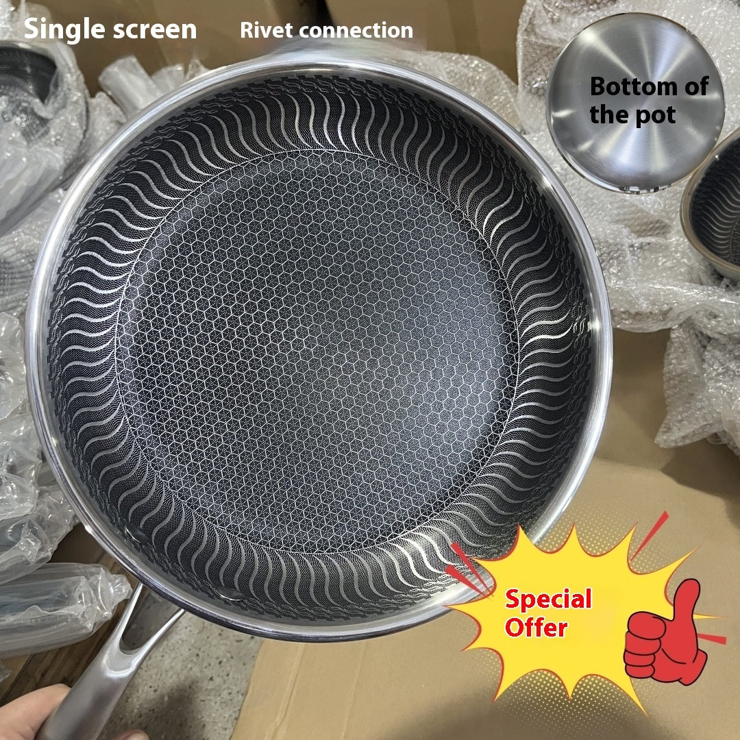 Poêle à frire en Inox. - cuizinezen