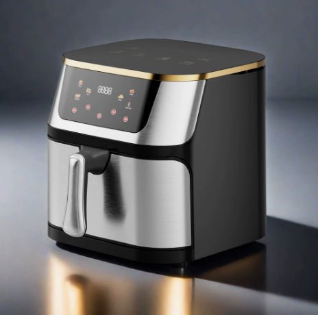 Air fryer avec fenêtre de visualisation, très grande capacité de 10 L, fonction automatique. - cuizinezen