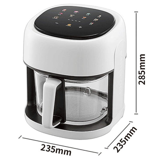 Air Fryer grande Capacité avec bac en verre - cuizinezen