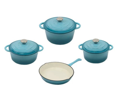 Batterie de cuisine en fonte émaillée. - cuizinezen