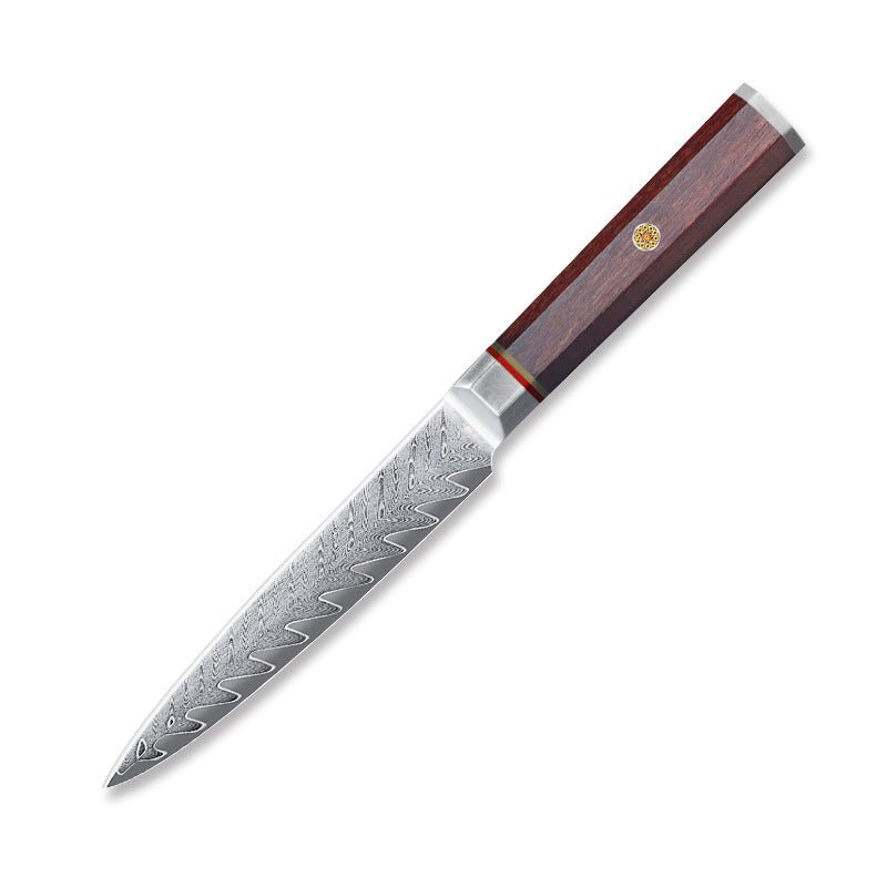 Couteau de cuisine série en acier de Damas avec manche octogonal. - cuizinezen