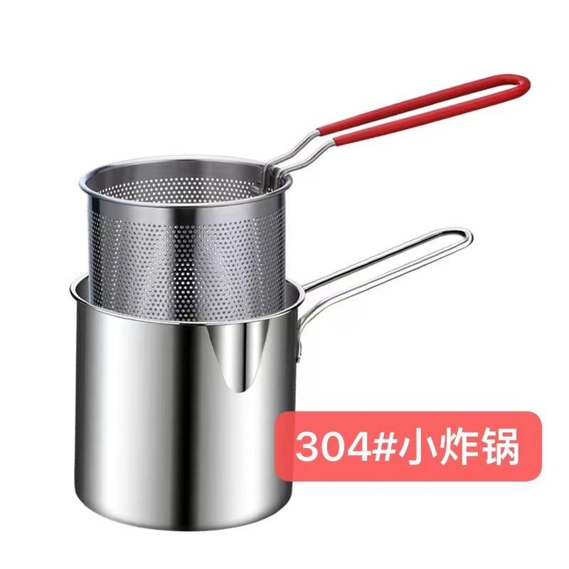 Friteuse en acier inoxydable 304 + Grille de friture. - cuizinezen