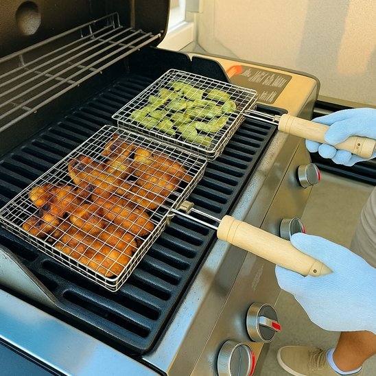 Grille pour barbecue | Antiadhésive Premium - cuizinezen