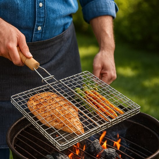 Grille pour barbecue | Antiadhésive Premium - cuizinezen