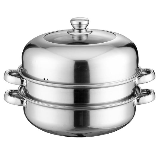 Marmite à cuisson vapeur (à 3 compartiments) - cuizinezen
