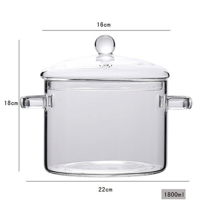 Marmite en verre borosilicate - cuizinezen