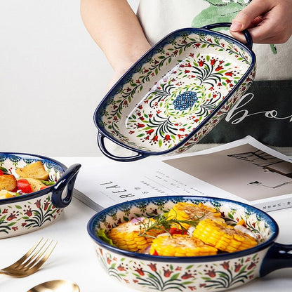 Plat de cuisson ovale en verre pour poisson. - cuizinezen