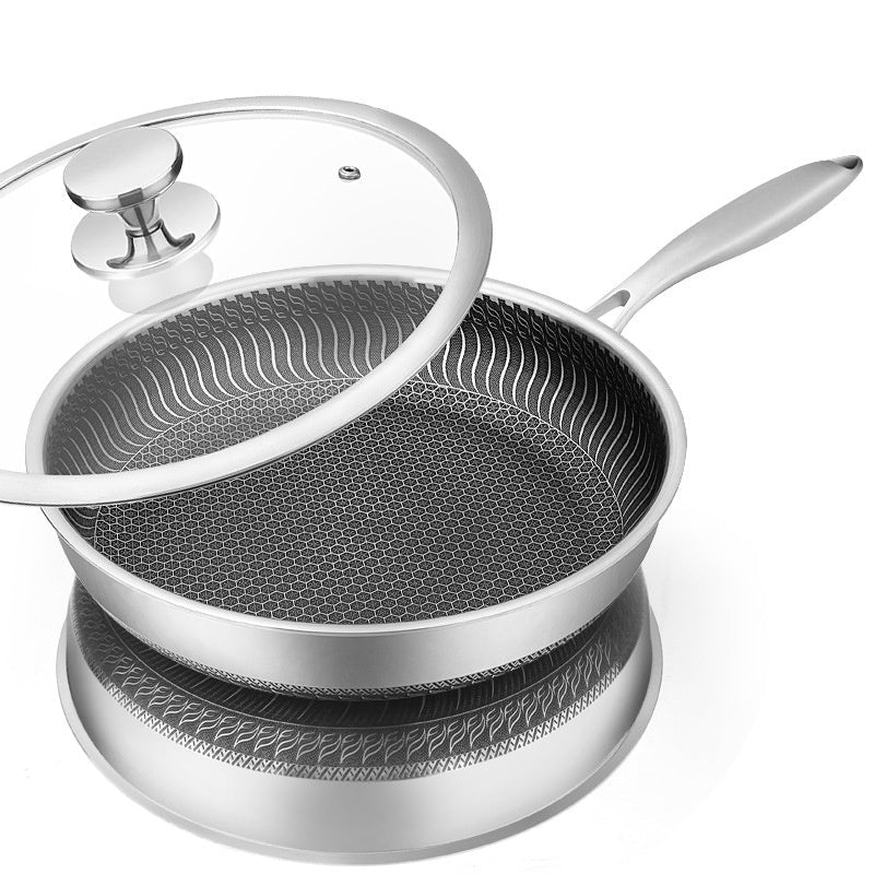 Poêle à frire en Inox. - cuizinezen