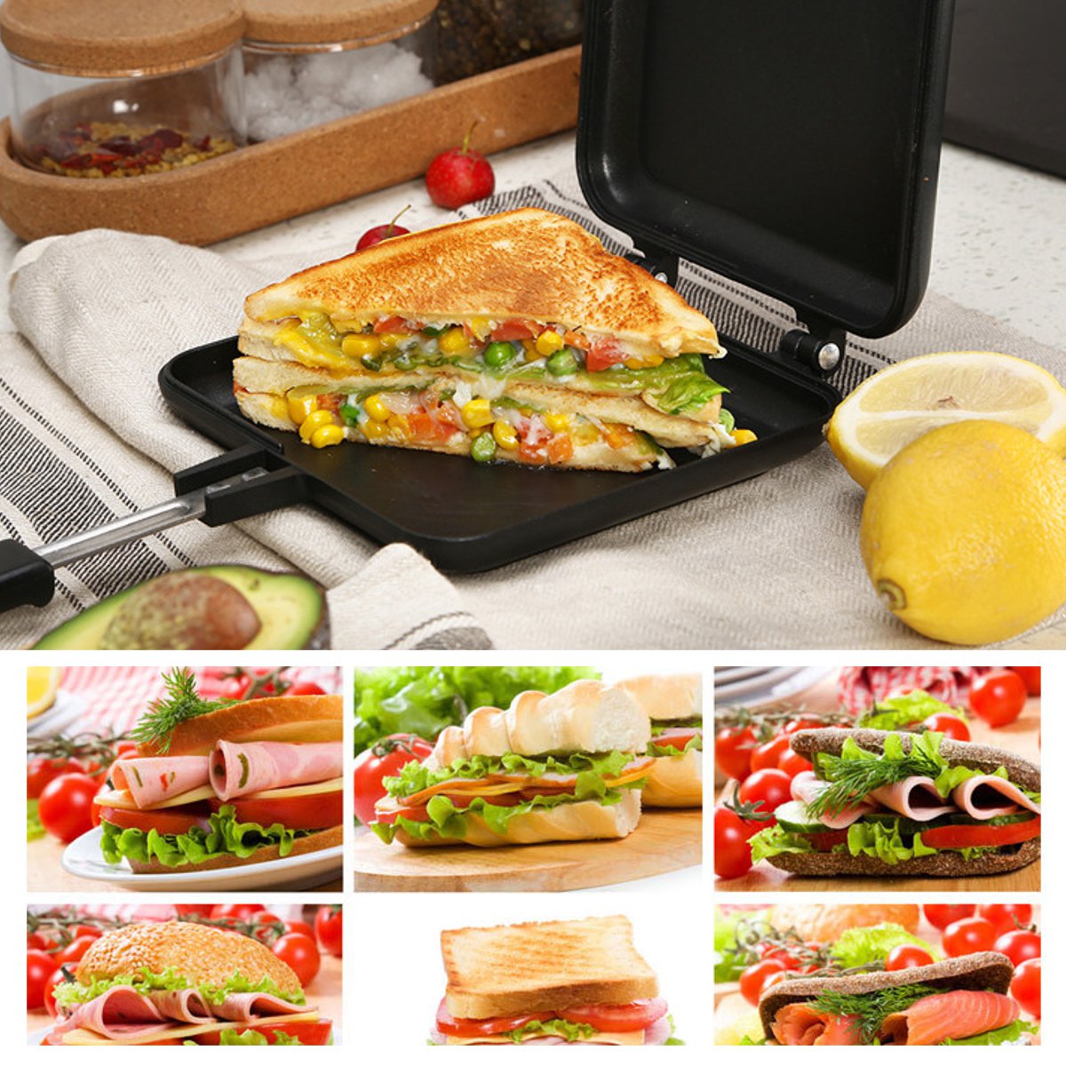 poêle à sandwich - cuizinezen