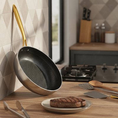 Poêle inox | Haute Performance - cuizinezen