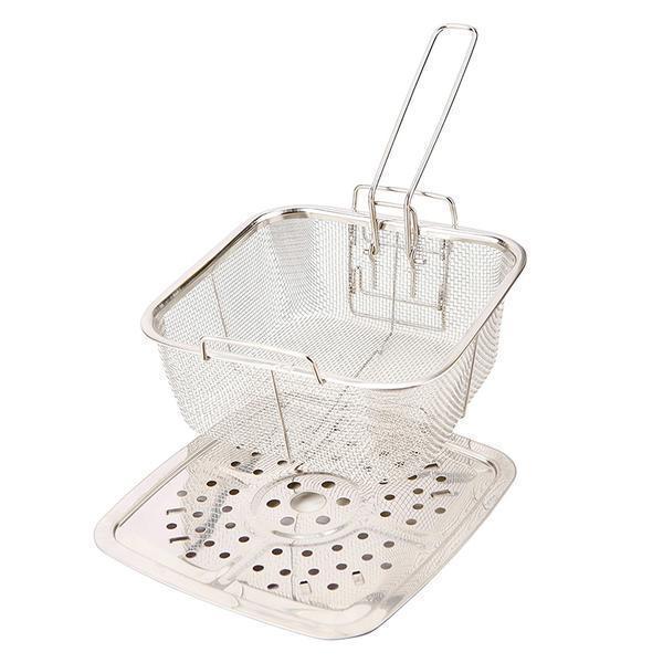 poêle//frituse en acier Inoxydable de style cuivre. - cuizinezen